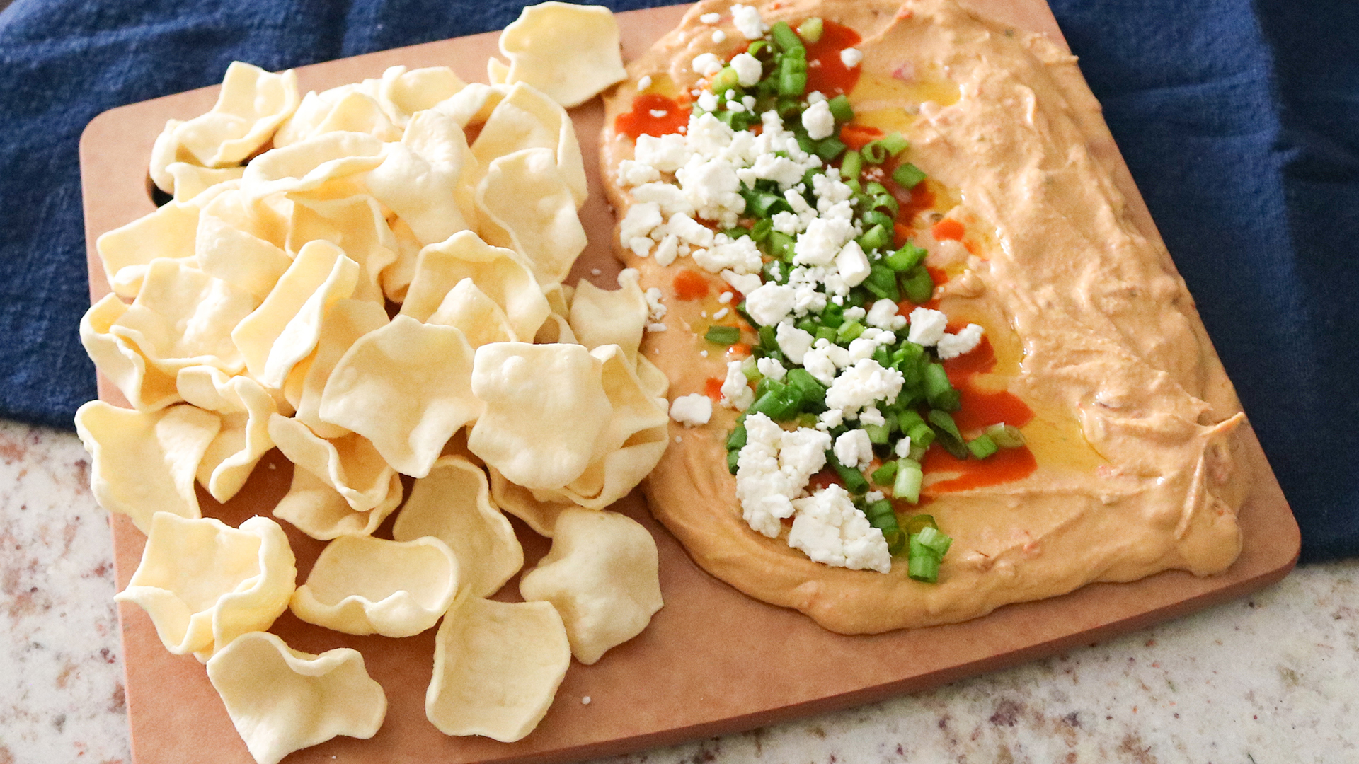 Buffalo Hummus | Gluten Free, Quick Snack Recipes | Simply 7 Snacks