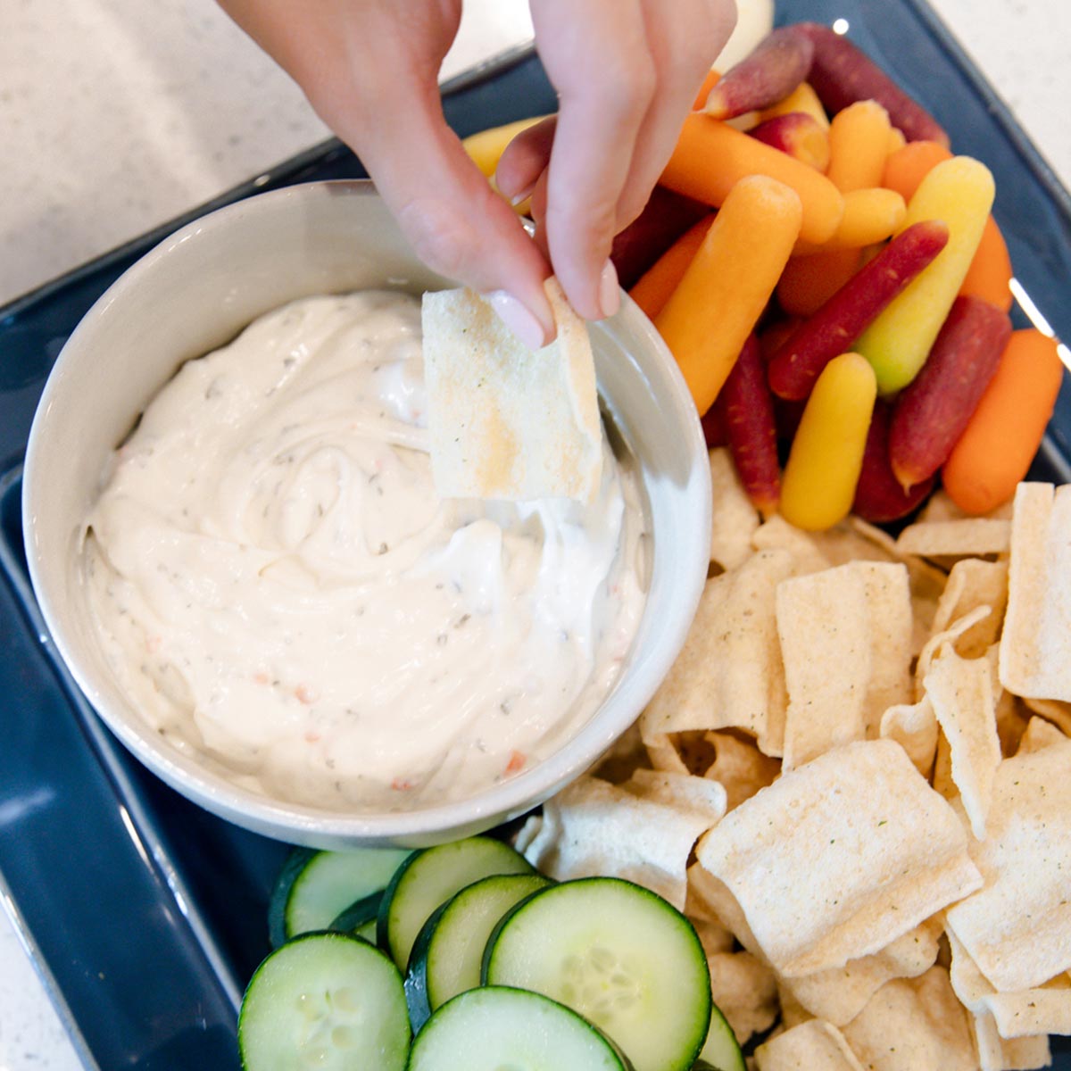 Sour Cream & Onion Quinoa Chips Simply 7 SnacksSimply 7 Snacks