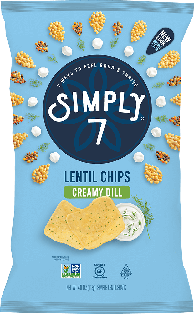 Creamy Dill Lentil Chips