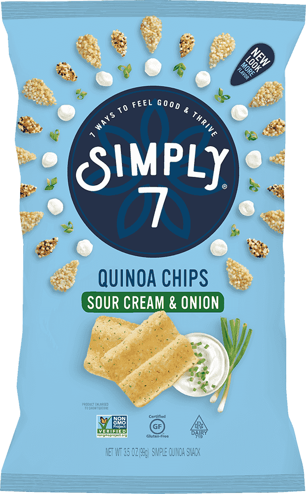 Sour Cream & Onion Quinoa Chips