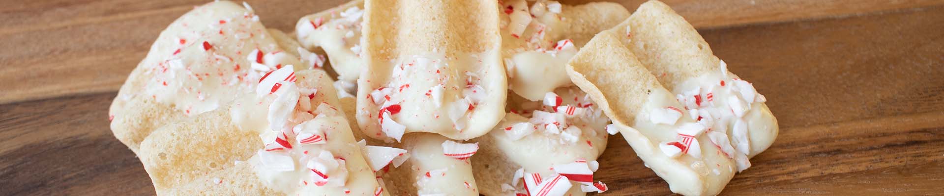 White Chocolate Peppermint Quinoa Chips | Quick, Easy Recipes | Simply 7 Snacks